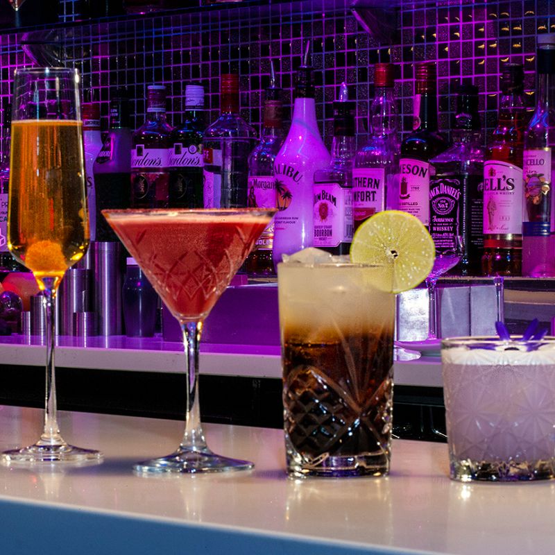 Chilled and Smoky cocktails served at a mobile bar