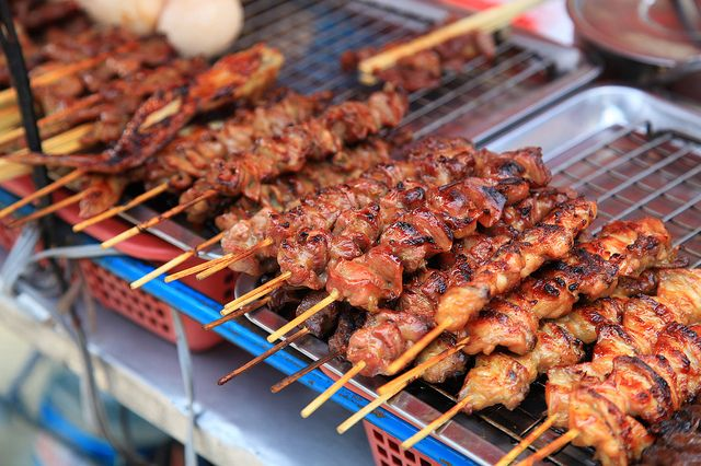 An example of grilled meat fit for cocktail party 
